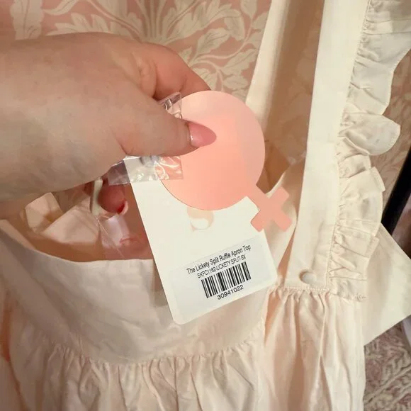 NWT Selkie The Lickety Split Ruffle Apron Top - 5X - Picture 3 of 5